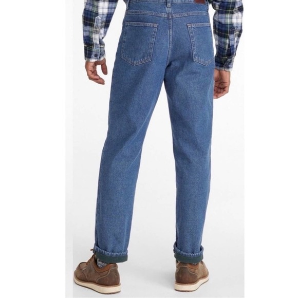 L.L.Bean Men's Double L Jeans, Classic Fit, Fleece-Lined - Picture 6 of 6
